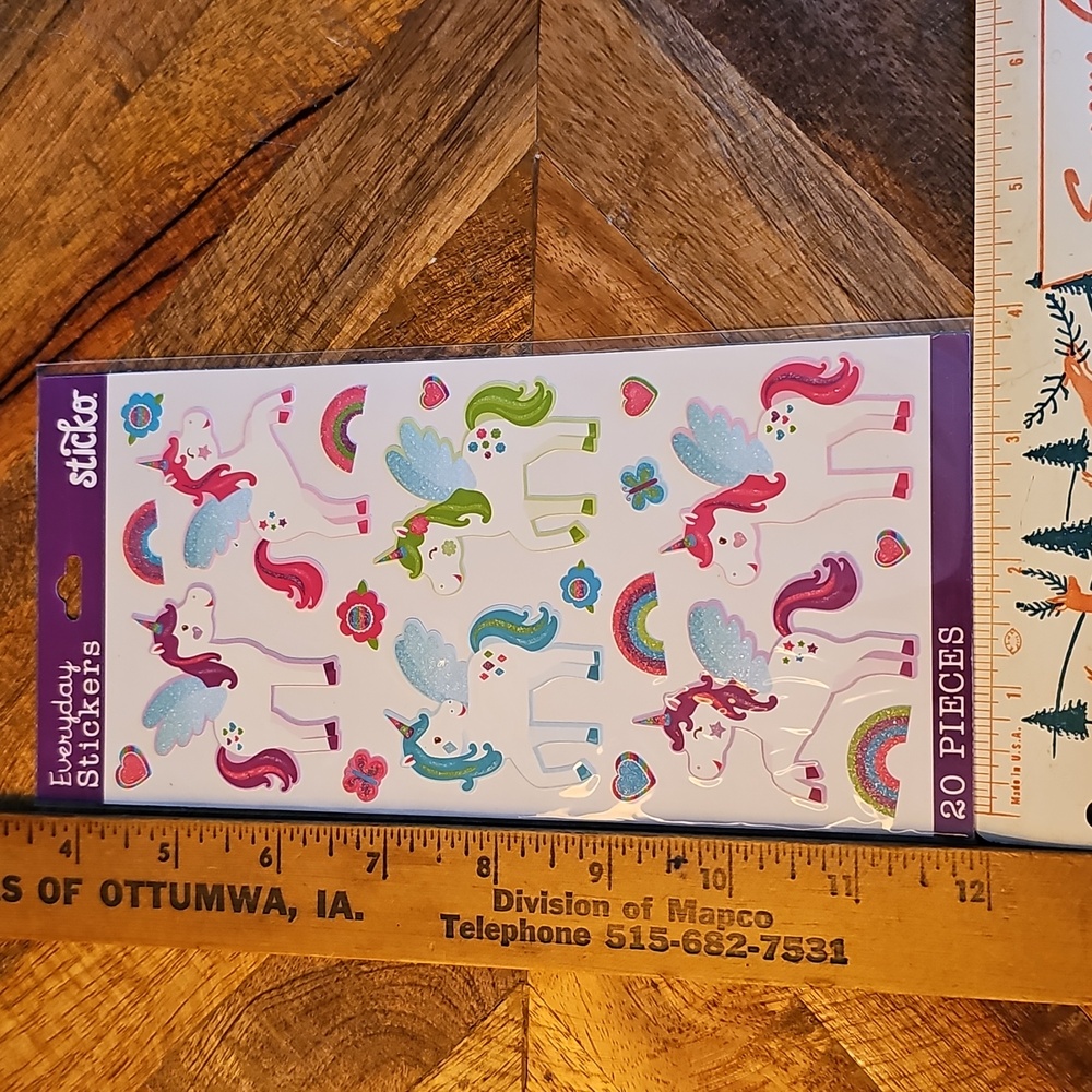Sticko Unicorn stickers sticker sheet Eksuccess Brand
